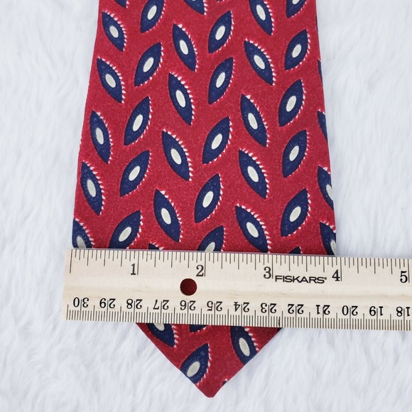Polo by Ralph Lauren Ovals 100% Silk Neck Tie - Picture 3 of 5
